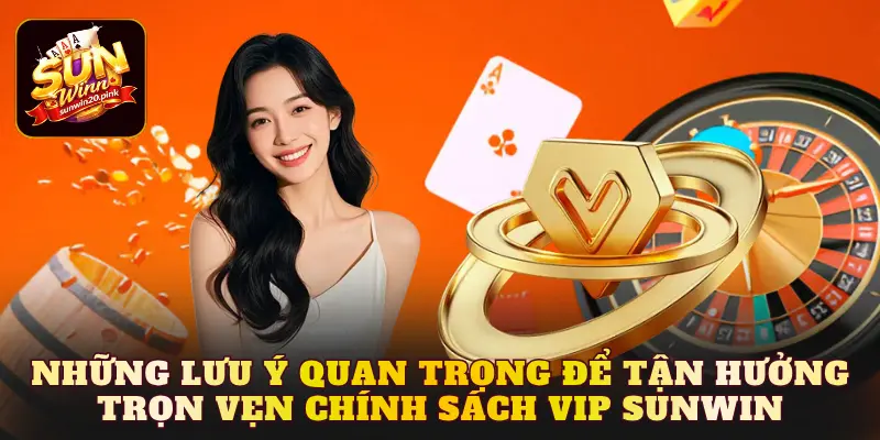 Những lưu ý quan trọng để tận hưởng trọn vẹn chính sách VIP Sunwin
